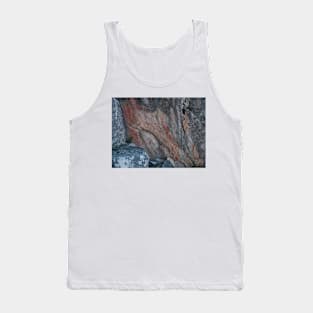 Rockface texture Tank Top